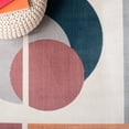 thumbnail image 6 of SAFAVIEH Orwell Clarence Abstract Area Rug, Beige/Dark Teal, 4' x 6', 6 of 8