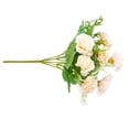 thumbnail image 3 of Worallymy Artificial Clavel Ramo Simulación Floral Decoración Hogar Oficina Decoración Paño Flor Falsa Champán Worallymy JD735806610, 3 of 7