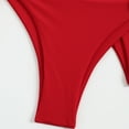 thumbnail image 4 of Gubotare Trendy Bikinis For Women 2022 Women Push Up Two Piece Bikini Swimsuits Padded Swimwear Bathing Suit,Red M, 4 of 5