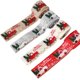thumbnail image 4 of Cinta navideña con estampado brillante para manualidades, rollos de cinta navideña para manualidades Diy, decoraciones para Navidad, 4 of 4
