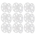thumbnail image 4 of WORGEOUS 100 piezas de botones de camisa transparente Botones de abrigo Botones de broches invisibles Sujetadores de presión Accesorios de costura DIY (15 mm), 4 of 9