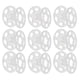 thumbnail image 4 of 100 botones transparentes para camisa, abrigo, broches invisibles, broches de presión, accesorios de costura DIY (15 mm), 4 of 6