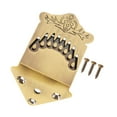 thumbnail image 1 of Mandolin Tailpiece Replacement, Enhance Performance Experience 8 String Feather Pattern Mandolin Tailpiece Lightweight  For School, 1 of 8