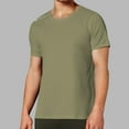 thumbnail image 2 of Afdoent Mens T Shirts Male Summer Short Sleeve T Shirt Lightweight Breathable Crew Neck Outdoor Fitness Top Classic Tee, 2 of 4