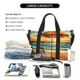 thumbnail image 4 of Travel Duffle Bag Beach Umbrella Sunset Travel Tote Bags Carry on Luggage Waterproof Weekender Bags with Top Handle Adjustable Shoulde Strap for Travel Gym, 4 of 5