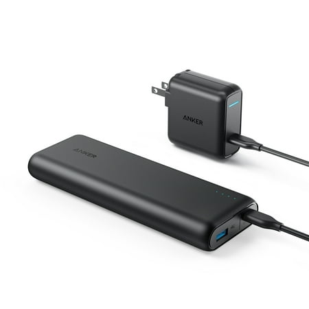 Anker PowerCore Speed 20000 PD, 20100mAh Portable Charger & 30W Power Delivery Wall Charger Bundle, Input & Output Type C Power Bank for Nexus 5X 6P, LG G5, iPhone 8 / X and (Best Anker Wall Charger)
