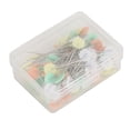 thumbnail image 3 of Sewing Pins Stitching Colorful Plum Blossom Components One Box Including 100Pcs Decoration Bowknot Maker Needle Button Home Positioning Needle Fixed Needle, 3 of 7