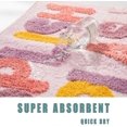 thumbnail image 3 of Bathroom fun carpet cute bathroom carpet non-slip children's modern microfiber mat absorbent non-slip, 3 of 4