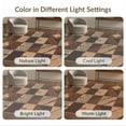 thumbnail image 7 of ODIKA 6'x9' Washable Area Rug Easy Care, Non-Shedding, Patchwork Abstract Inspired Geometric Print Alternating Round for Queen Size Bedroom Under Bed Master Suite, 7 of 7