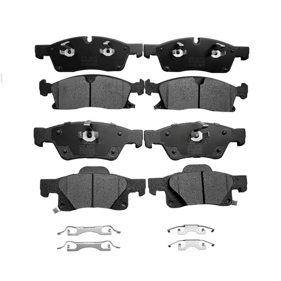 Set of 8 Front-Rear Ceramic Brake Pad Kit For 2011-2020 Jeep Grand Cherokee
