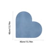thumbnail image 3 of 40CM Heart Shaped Polyester Fabric Photo Pin Board, Thumbtack Friendly Textured Surface, Easy Wall Mount, Soft Fabric Note Board For Bedroom Living Room Wall Display, 3 of 6