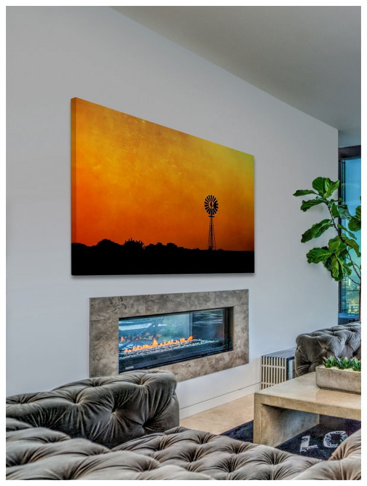 "Kansas" Painting Print on Wrapped Canvas