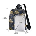 thumbnail image 3 of FORMRS Women's Travel Backpack Purse Anti-Theft Hidden Pockets Casual Shoulder Bag, Gold Art Pattern, 3 of 7