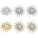thumbnail image 1 of 6 broches de sol con diamantes de imitación, 2 x 1,85 pulgadas, aleación de platino y oro, broche de girasol con perlas para mujer, broche de sol con diamantes de imitación y perlas., 1 of 5
