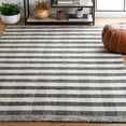 thumbnail image 2 of SAFAVIEH Striped Kilim Ulric Striped Area Rug, Black/Ivory, 3' x 5', 2 of 9