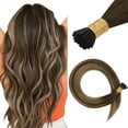 thumbnail image 1 of Extensiones de cabello HOTBANANA I Tip, 18 cm, 50 g, color marrón chocolate, 1 of 7