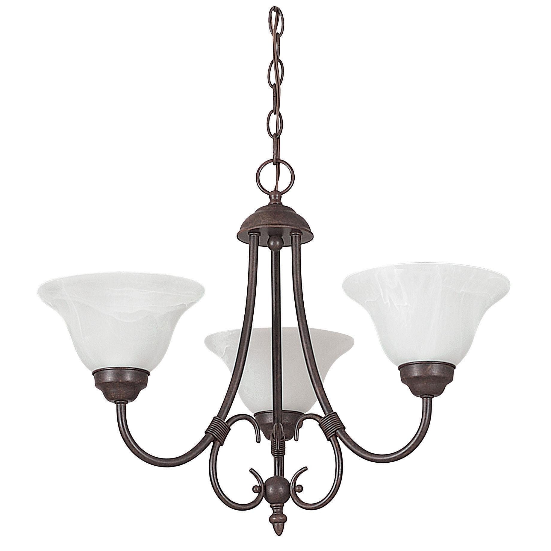 Sunset Lighting F6343 Madrid 3 Light 300 Watt 22.5" Width Chandelier