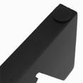 thumbnail image 2 of 3X Vinyl Record Storage -Vinyl LP Record Rack 13.7 Inches Long -Vinyl Record Holders (Black), 2 of 8