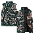thumbnail image 3 of Chaleco frío con estampado de cuervos y gatos para hombre, tendencia de personalidad, chalecos para hombre cómodos y versátiles, chaquetas de invierno para hombre, ropa genial, 3 of 5