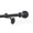 Wrought Iron, variant on Threadmade Home Farmhouse Ball Curtain Rod, Pewter - 32"W x 78"L