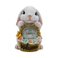 thumbnail image 4 of Figura de conejo de Pascua para patio, impermeable, para jardín, con luces solares Blanco, 4 of 9