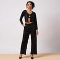 thumbnail image 5 of Globus Women Party Embellished Tie-Up Crop Shrug, 5 of 6