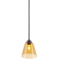 thumbnail image 4 of Mark&Day Chandelier Pendant Lights, Dobersberg Glass, Iron Global Amber Ceiling Light Fixture for Kitchen Island, Foyer, Dining Room, Bedroom and Living Room (9" H x 8" W x 8" D), 4 of 9