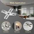 Upgraded Universal Ceiling Light & Fan Mounting Bracket with Long