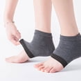 thumbnail image 5 of Soft Comfortable Women Dead Skin Removal Sock Moisturing Spa Gel Socks Cotton Gel Heel Socks Silicone Insole Gel Sock Feet Protector Foot Care Tool GREEN, 5 of 8
