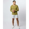 thumbnail image 5 of Real Essentials 3 Pack: Men's Cotton Long Sleeve Crew Neck T-Shirt with Pocket - Soft Work Casual Jersey Tees (Big & Tall), 5 of 7