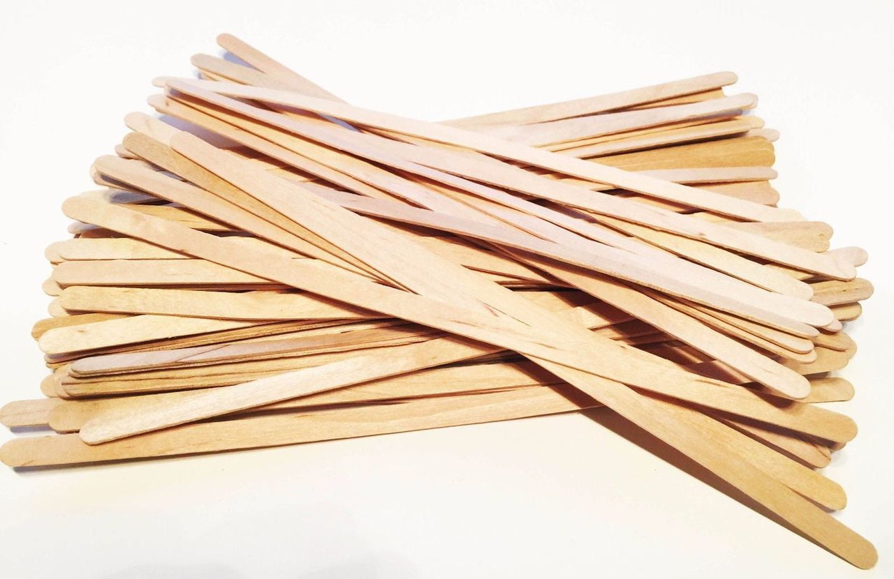 1220 72pc Natural Thin Wood Chew Sticks