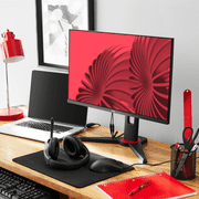 onn 24 FHD (1920 x 1080p) 180hz 1ms FreeSync Gaming Monitor with HDMI and DP Cables, Black