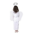thumbnail image 4 of Byoo Big Girls Angel Dress Outfits White Solid Full Sleeved Party Show Poodle Dress Hairband Wing Belt 4pc Set Soft Clothes Set, 4 of 6