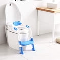 thumbnail image 1 of Asiento para aprender a ir al baño SKYROKU con taburete y escalera para niños, 1 of 1