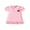 Pink, variant on BemeyourBBs Toddler Baby Girls Back to School Dress Kindergarten Outfits Baby Girl First Day of School Outfit Cute Apple Embroidery Puff Short Sleeve Collared Button Summer Ruffled Dress