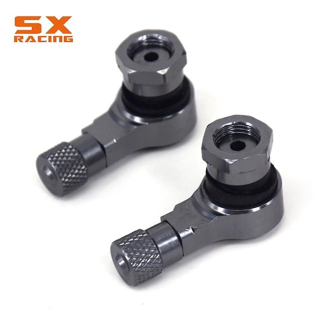 Motorcycle Cnc Universal Bule 2pcs Rim Wheel Valve Stems Tire Tyre Cap 90 Degree For Yamaha Yzf R1 R6 Fz1 Fz6 Fazer T-max Fjr-SinKeeU