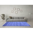 thumbnail image 3 of Ahgly Company Indoor Rectangle Abstract Blue Contemporary Area Rugs, 7' x 9', 3 of 4