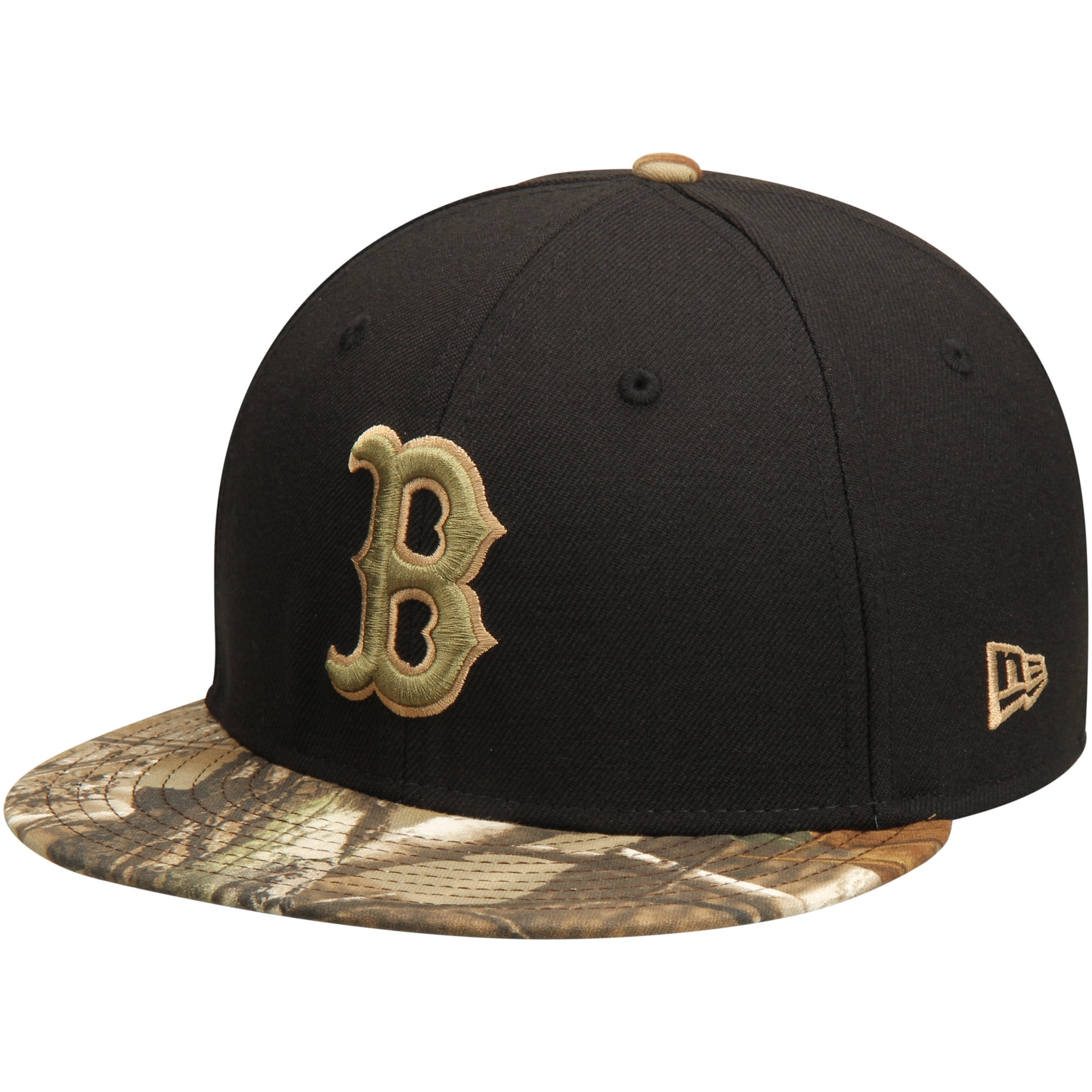 realtree camo red sox hat