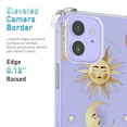 thumbnail image 4 of Sun and Moon Clear Case for iPhone 12 Mini,Aesthetic Art Design Case for Men Women,Unique Soft Transparent TPU Bumper Case Cover, 4 of 5
