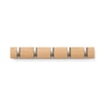 thumbnail image 1 of Umbra 318850-390 Flip 5-Hook Wall Hook, Natural, 1 of 8