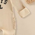 thumbnail image 7 of CAUYDY Newborn Baby Girls Romper Outfits Letter Daddy's Girl Print Ruffle Jumpsuit Bodysuit Fall Winter Clothes(L101-Beige,0-3 M), 7 of 7