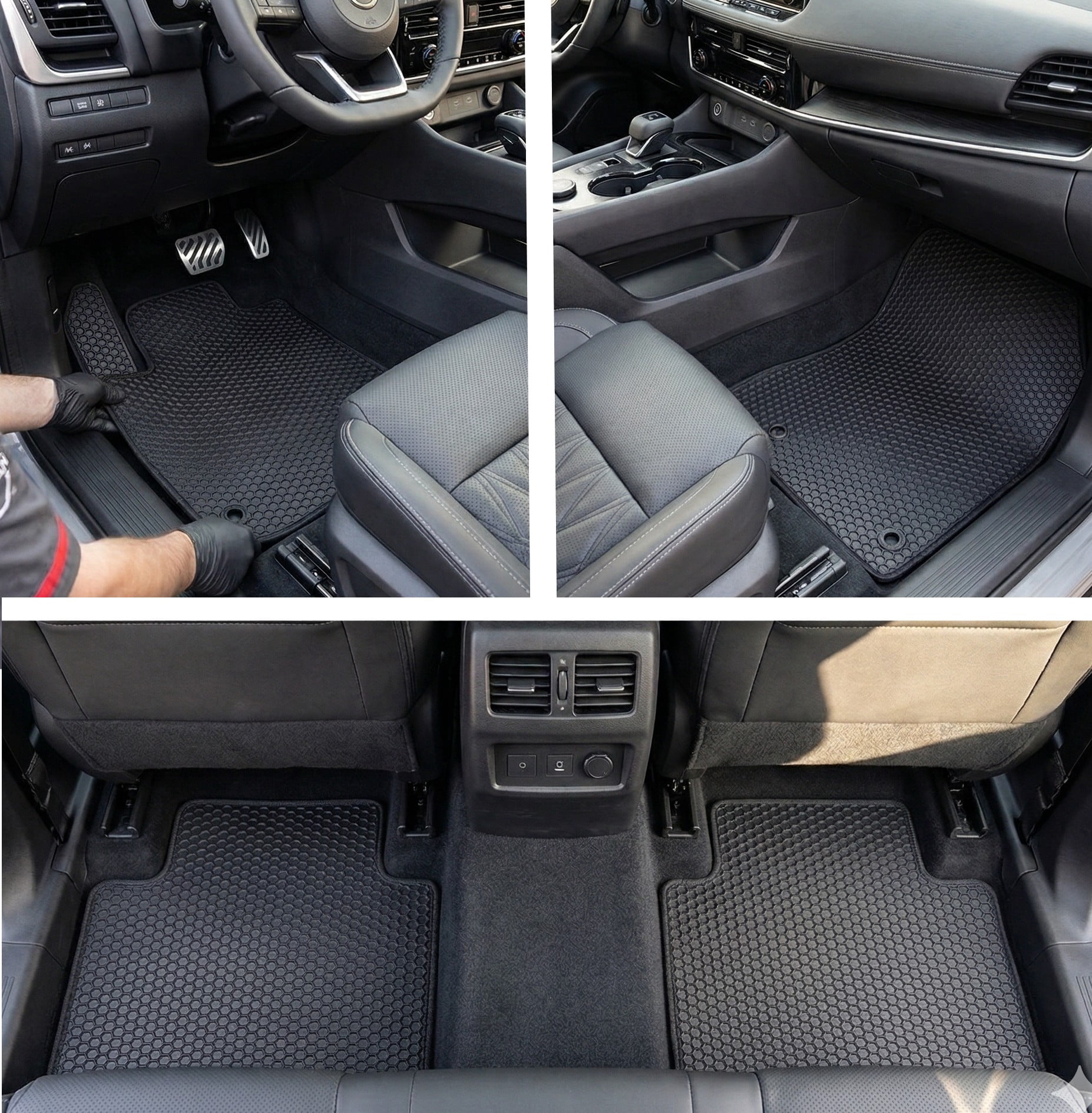 All Weather Floor Mats Custom Fit for 2021 to 2026 Nissan Rogue