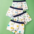 thumbnail image 1 of Calzoncillos tipo bóxer de verano para niños, de algodón, clase A, tallas pequeñas y medianas, para niños, 1 of 5