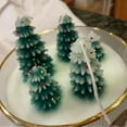 thumbnail image 2 of Snmubt Christmas Tree Candles, Delicate Green Christmas Tree, Candles Gifts Decorations For Christmas Party Room House Kitchen Decor Wedding, 2 of 8