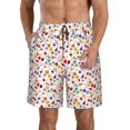 thumbnail image 1 of Balery Drink And Cocktail Glasses Traje de Baño Estilo Hawaiano para Hombre, Shorts de Secado Rápido con Bolsillos-Small, 1 of 6