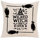 thumbnail image 3 of 4 Piezas Funda De Almohada De Halloween, Funda De Almohada, Funda De Almohada De Lino De Halloween Feliz Halloween Funda De Cojín para Sofá Cama Decoración A (17., 3 of 3