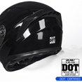 thumbnail image 2 of ILM Full Face Motorcycle Snowmobile Helmet Anti-fog Pinlock for Men Women DOT (Gloss Black, 3XL), 2 of 7