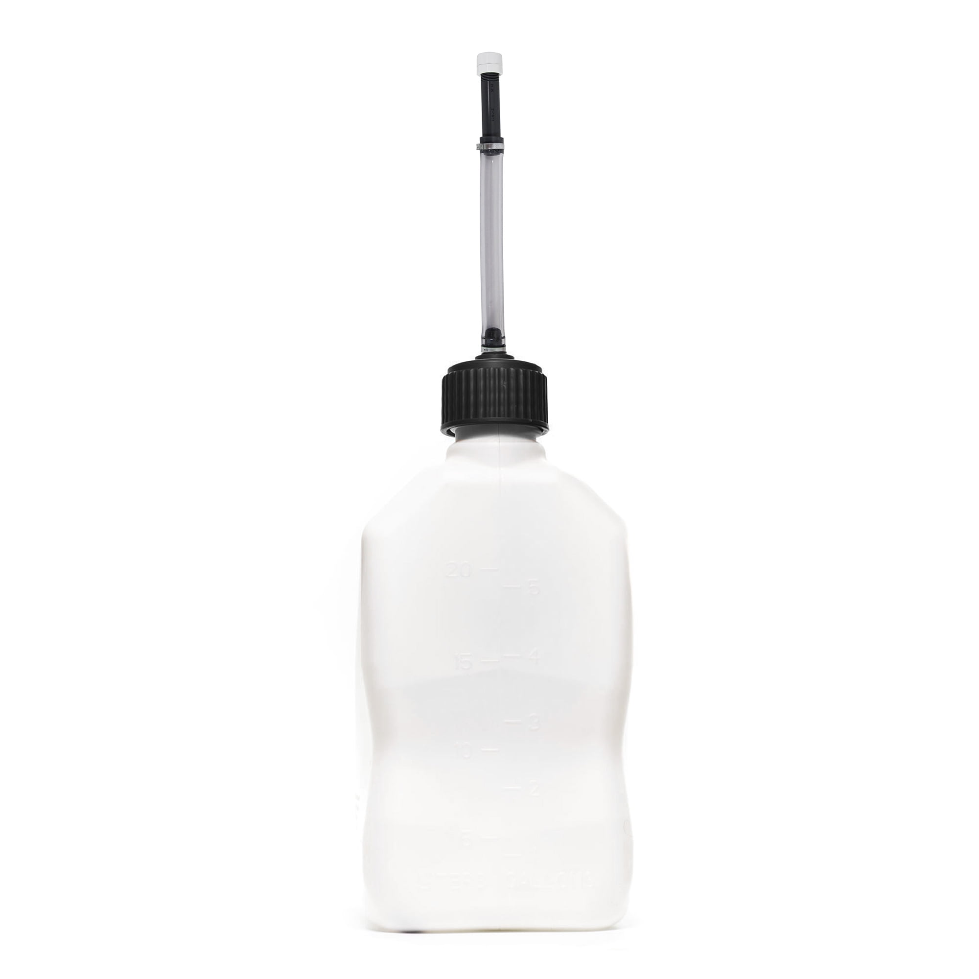 VP Racing 5.5 Gal Motorsport Racing Liquid Utility Jug with Handle, White
