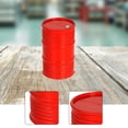 thumbnail image 4 of Mini tambor de aceite, modelo de barril de combustible realista de 5,9 cm x 9,5 cm para coches RC de 1/8, 1/10 y 1/12 Rojo, 4 of 7
