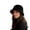 Black, variant on Cloche Bucket Hat for Women Vintage Wool Felt Hat Bowler Cap Fedora Fall Bell Round Cap